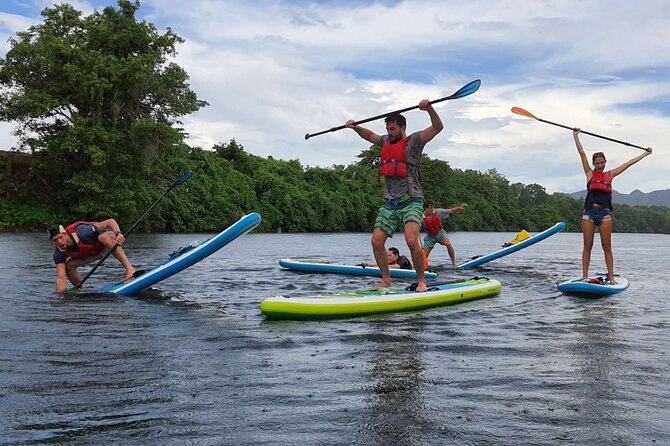 1.5 - 2 hour afternoon SUP class for all ages and levels - Paddling Through a Quiet Part of Kanchanaburi