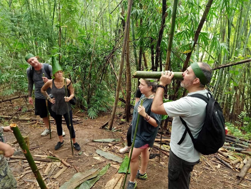 1 Day trekking : Chiang Rai popular activity,Fun in Nature. - A hot bath after five hours on foot
