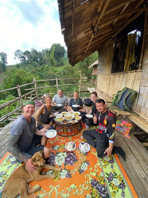 1 Day trekking : Chiang Rai popular activity,Fun in Nature. - Starting at the hot spring and entering the bamboo forest