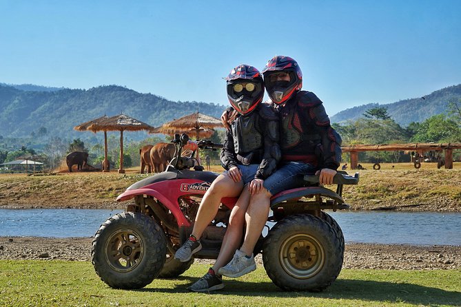 3hr ATV/ Quad biking adventure in Chiang Mai - Riding near elephants and rural Thailand