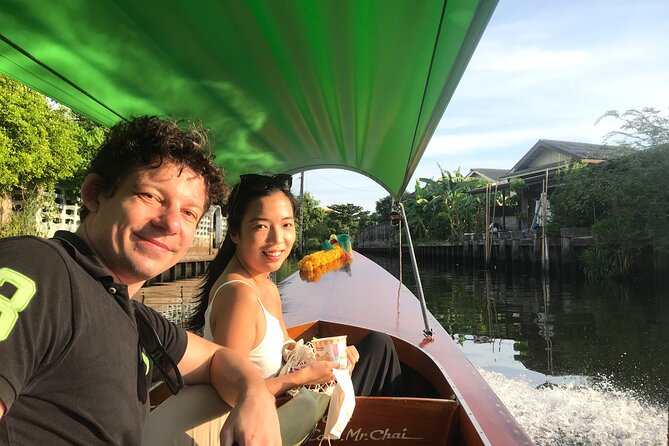3hr Sunset Canal Cruise & Stop at Biggest Buddha (fully guided) - Cruising through West Bangkok’s canals