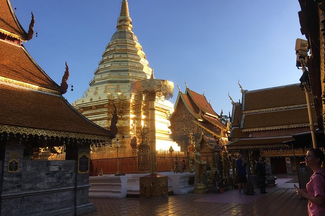 4 highlights: Sticky Waterfall/Elephants/local market /Wat Banden - A 7:30 a.m. style start for monk alms and temple life