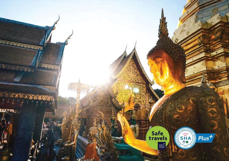 4-Hour Doi Suthep & Hmong Hill Tribe Village from Chiang Mai - The minivan, mountain road, and group size