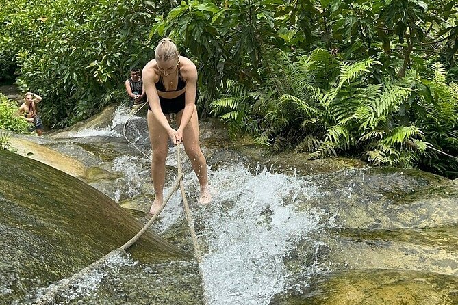 7 Hour Sticky Waterfall and Zipline Adventure - The strongest part of the experience