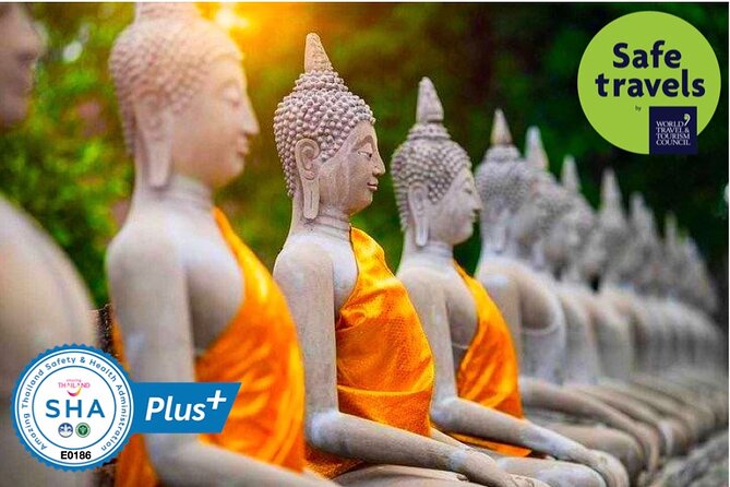 Afternoon Ayutthaya heritage site & River Boat Ride at Sunset - 15:15 at Wat Mahathat and the Buddha in the roots