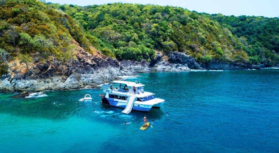 Amazing Coral Island & Sunset Dinner with Power Catamaran - Promthep Cape and dinner served offshore