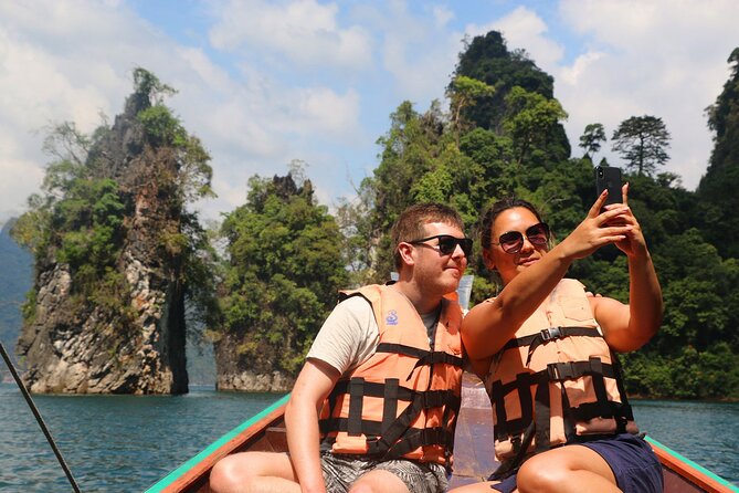 Amazing One Day Trip At Cheow Larn Lake From Khao Lak - The long-tail boat ride and Khao Sam Kloe