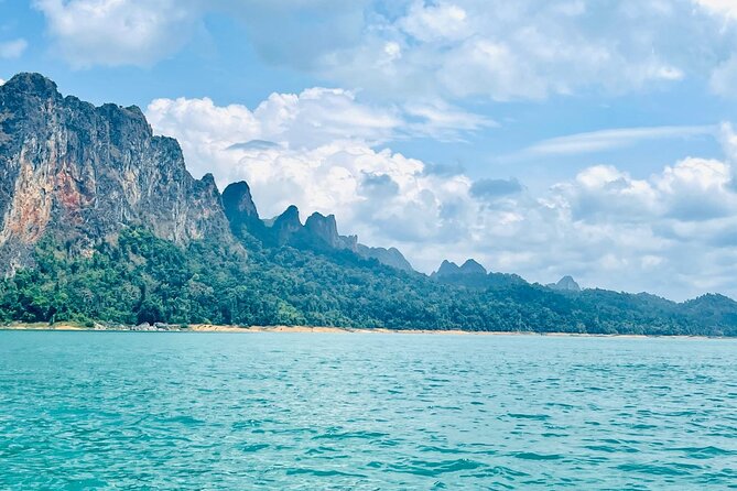 Amazing One Day Trip At Cheow Larn Lake From Khao Lak - Nam Rad Watershed Creek: beautiful water, slippery footing