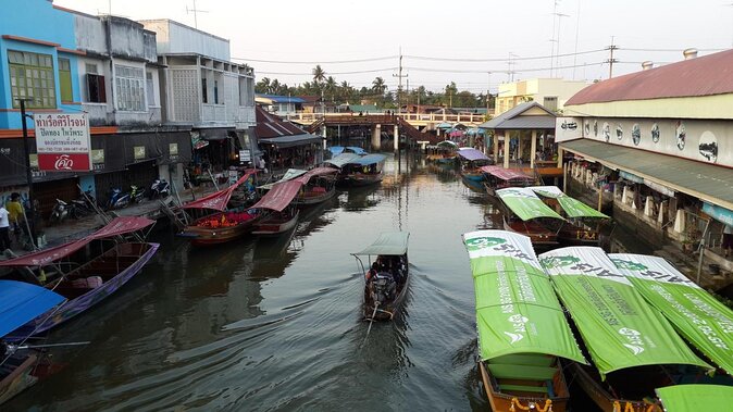 Amphawa Floating Market & Maeklong Railway Train Market Tour - The key points at a glance