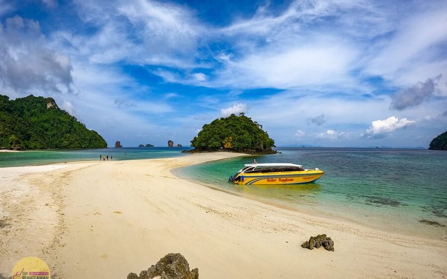 Ao Nang: 4 Islands Day Tour by Speedboat or Longtail Boat - Phra Nang Cave Beach and its memorable shrine