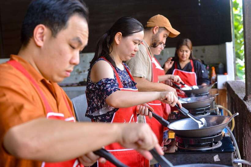 Ao Nang: Half-Day Thai Cooking Class Krabi Province - The hillside kitchen beside the Buddha temple