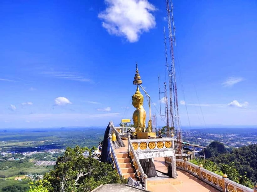 Ao Nang: Hot Springs, Emerald Pool, and Tiger Cave Day Tour - Hot Spring Waterfall and warm mineral pools