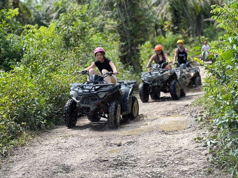 Ao Nang: Krabi kayaking and and ATV Extreme - The tuk tuk transfers shape the day