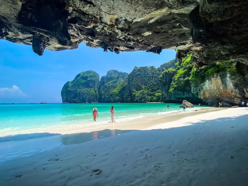 Ao Nang: Phi Phi Islands Speedboat or Catamaran Tour One day - Bamboo Island: the first real swim