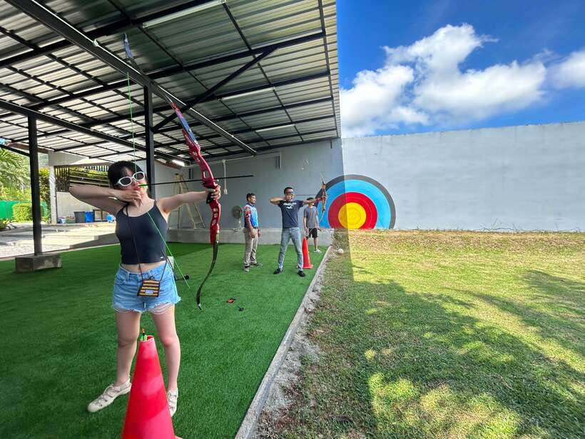 ATV adventure (30 min) and Archery (30 min) - The archery session adds a welcome change of pace
