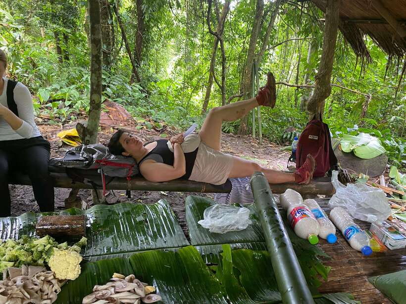 Authentic trek only walk in Chiang Rai jungle - Bamboo Cooking in the Jungle