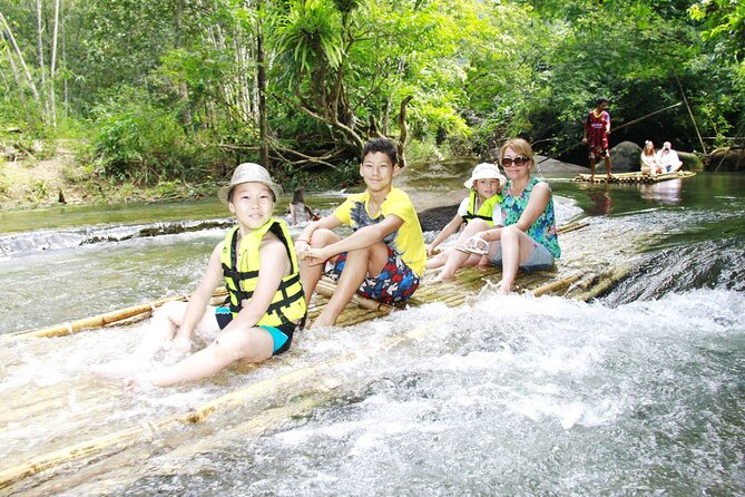 Bamboo Rafting and Sea Turtle Conservation Center Half Day Tour From Khao Lak - Ton Pling Waterfall and its cool pools