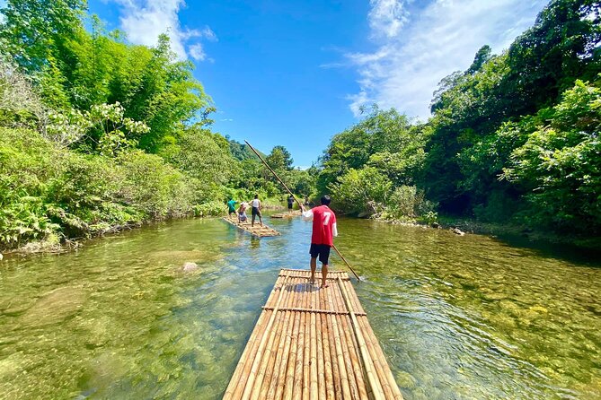 Bamboo Rafting and Sea Turtle Conservation Center Half Day Tour From Khao Lak - Bamboo rafting on a slow, shaded river