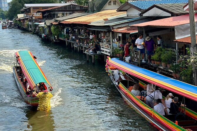 Bangkok 3-in-1 Tour: Longtail Boat,TukTuk & Street Food Adventure - The one-hour longtail boat ride through Bangkok’s canals