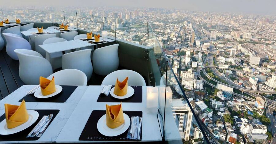 Bangkok: Baiyoke Observation Deck Ticket with Buffet Meal - Fruit Court for a lighter meal