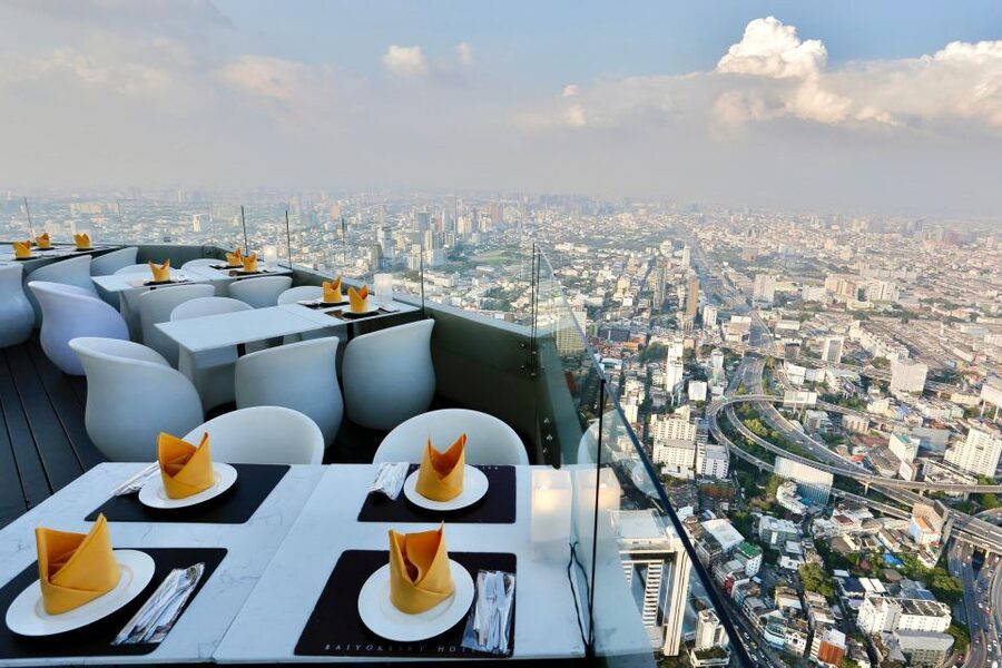 Bangkok: Baiyoke Observation Deck Ticket with Buffet Meal - The 84th-floor revolving view point