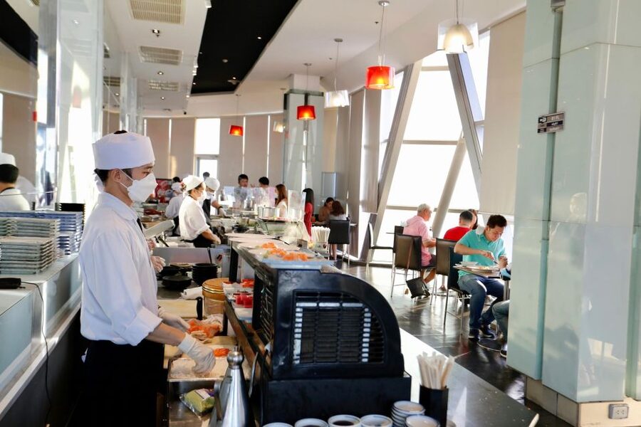 Bangkok: Baiyoke Observation Deck Ticket with Buffet Meal - Stella Palace and the International Caravan Buffet