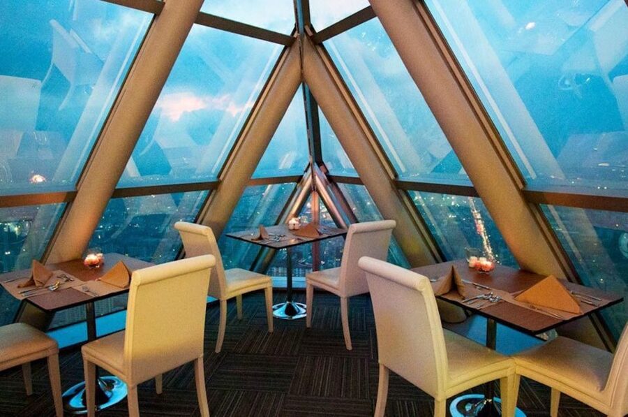Bangkok: Baiyoke Tower Balcony Buffet & Observation Deck - Arriving at the 19th floor