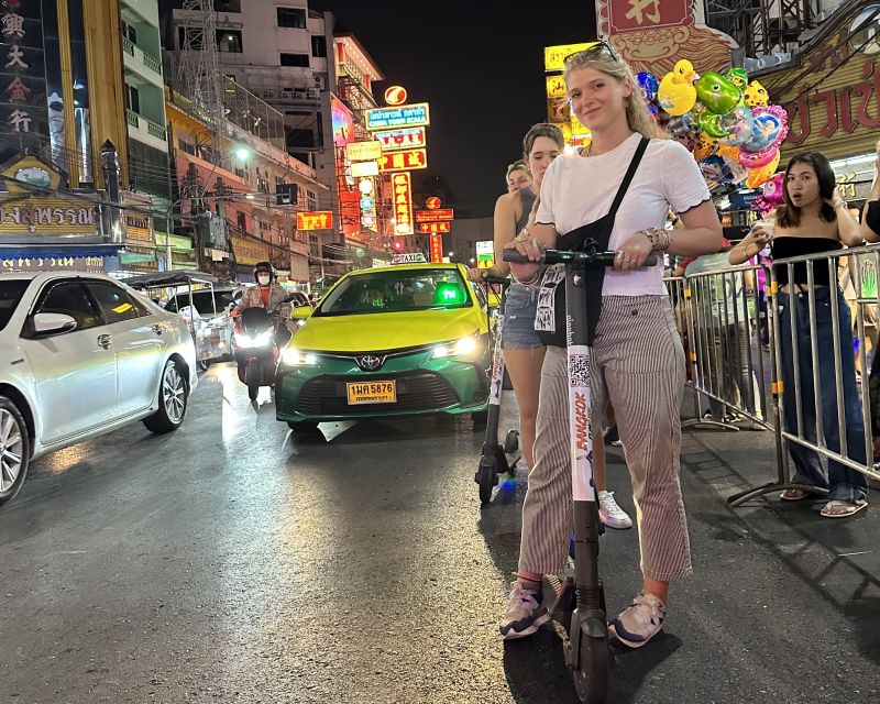Bangkok By Night by Electric Scooter &/or Bike - Democracy Monument and the first illuminated sights