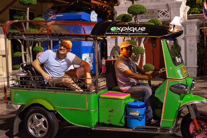 Bangkok by Night Tuk Tuk Tour: Markets, Temples & Food - The Flower Market comes alive at night