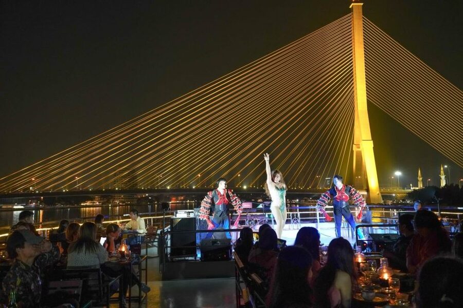 Bangkok: Calypso x White Orchid Cruise with Private Transfer - A 50-minute Calypso performance