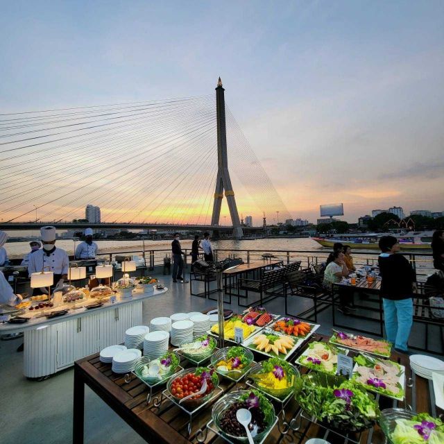 Bangkok: Calypso x White Orchid Cruise with Private Transfer - Setting out at 5 p.m. on the Chao Phraya