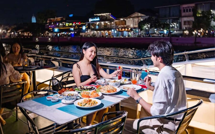 Bangkok: Carnival Dinner Cruise with Free-Flow Beer & Buffet - Starting at Riverside Bangkok Hotel Pier