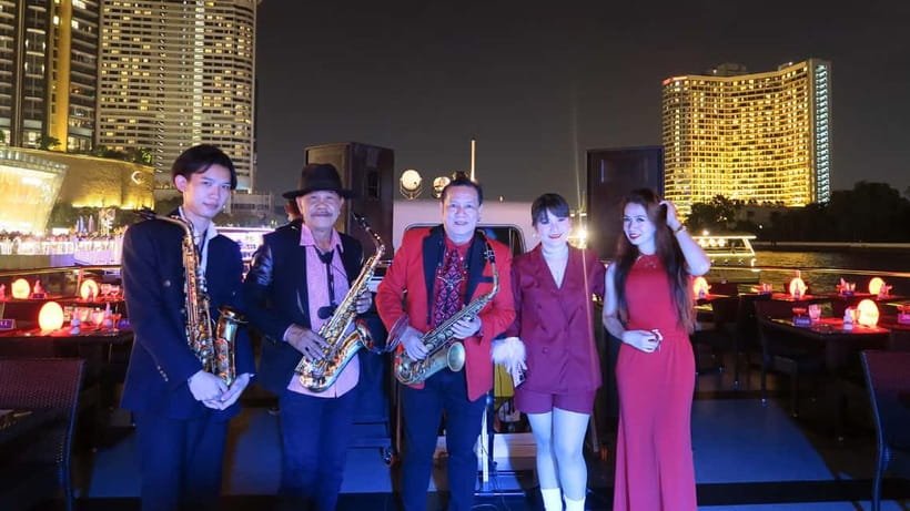 Bangkok: Chao Phraya Princess Dinner Cruise & Hotel Transfer - The two-hour river route after dark
