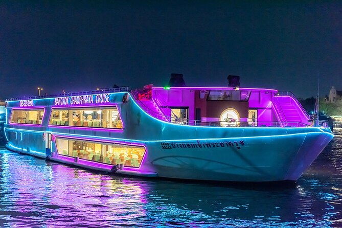 Bangkok Chaophraya Dinner Cruise with Thai Cultural Show - Practical booking advice and cancellation terms