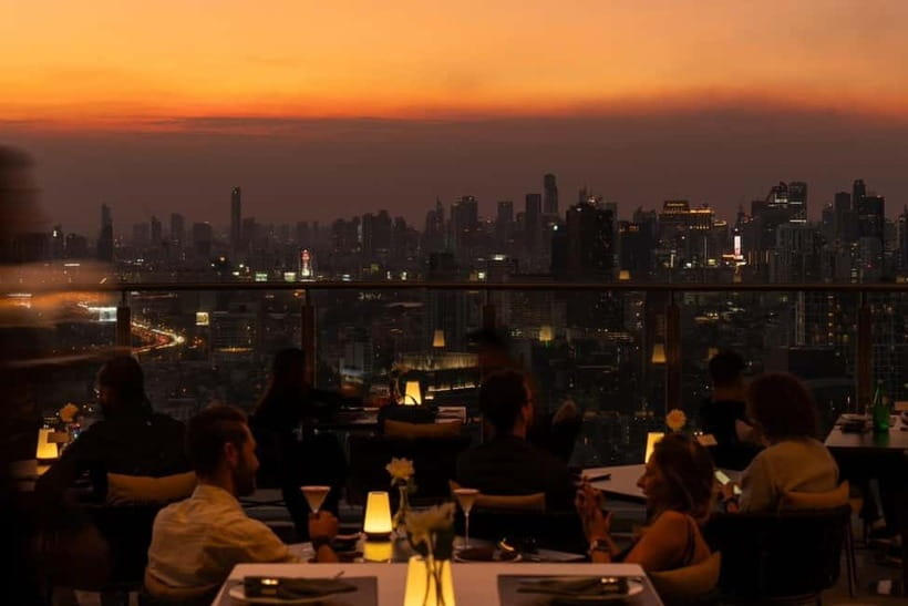 Bangkok: Cielo Sky Bar & Restaurant Rooftop - The First Look: A 360-Degree Bangkok View