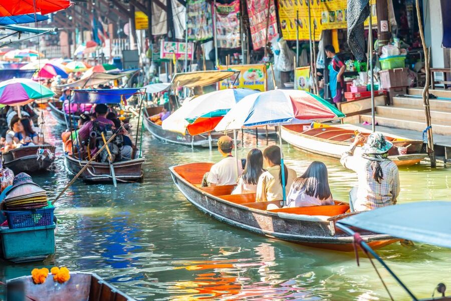 Bangkok: Damnoen Saduak, Train Market & Mahanakhon Day Trip - Key points to know before you book