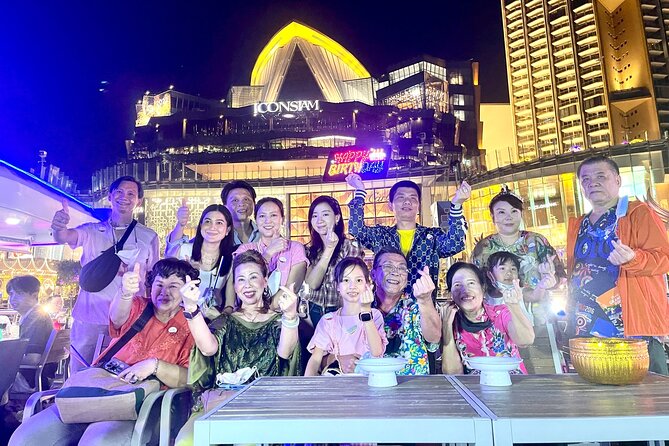 Bangkok Dinner Cruise with Intl Buffet, Live Music & Hotel Pickup - Boarding at ICONSIAM and settling in for dinner