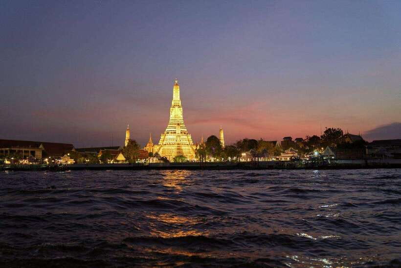 Bangkok Electric Tuk Tuk: Street Food & Markets - A riverside drink and the Chao Phraya Express Boat