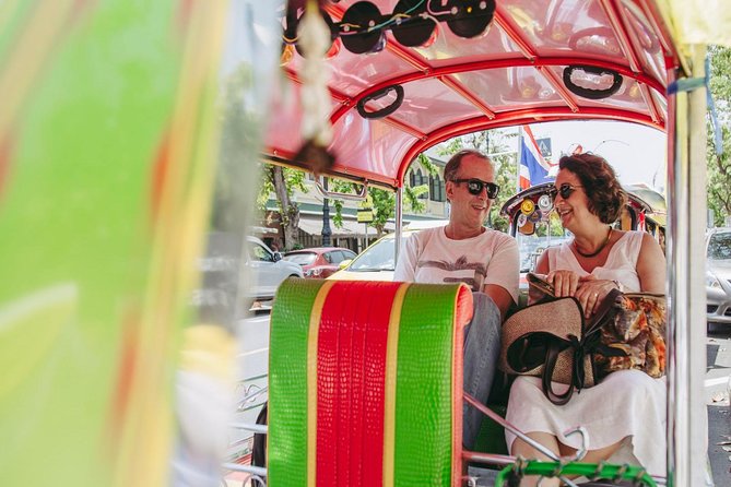 Bangkok Electric Tuk Tuk: Thonburi, Wang Lang & Food Tour - Sanam Chai starts the afternoon