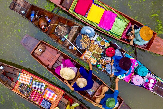 Bangkok: Floating Market & Train Market with Train/Boat ride - Starting at MBK Center near BTS National Stadium