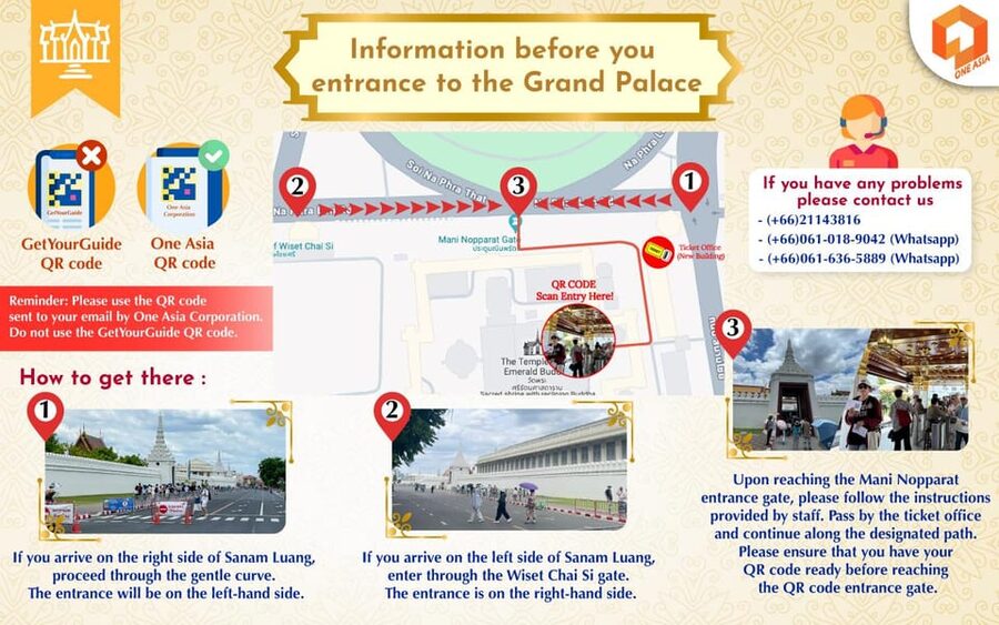 Bangkok: Grand Palace Skip-the-Line Entry Ticket - Wat Phra Kaew and the Emerald Buddha