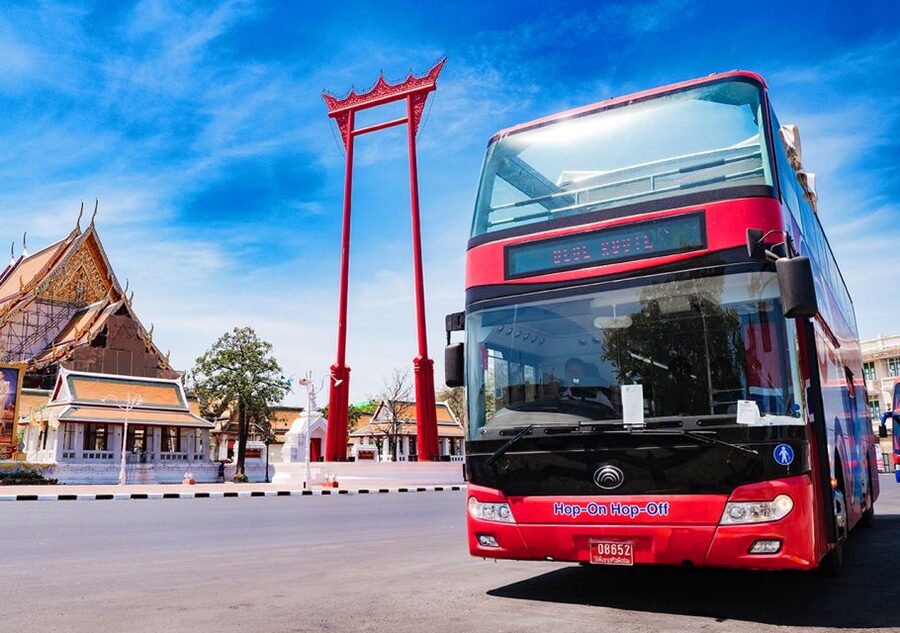 Bangkok: Hop-On Hop-Off Bus with 24, 48 or 72-Hour Validity - Wat Rakhang and Wat Arun across the river