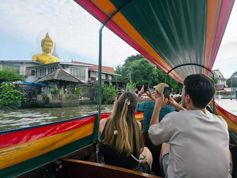 Bangkok Long Boat Canal a Big Buddha & Culture Markets Tour - The floating market stop and food costs