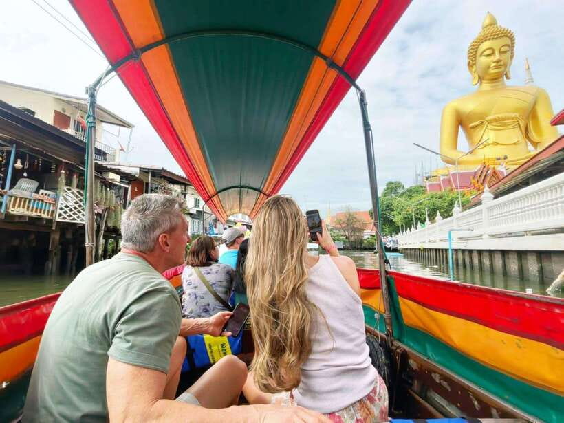 Bangkok: Longtail Boat Canal Cruise - Wat Paknam and Bangkok’s giant Buddha