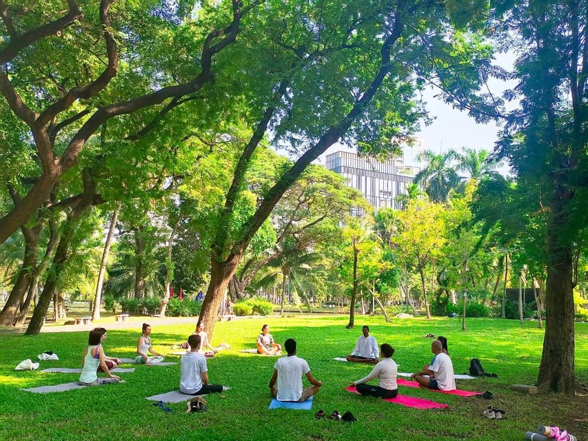 Bangkok: Lumpini Park Yoga Experience - What happens during the 75-minute session