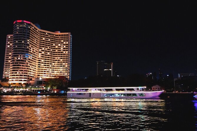 Bangkok Meridian Dinner Cruise from ICONSIAM - Grand Palace and Wat Phra Kaeo after dark