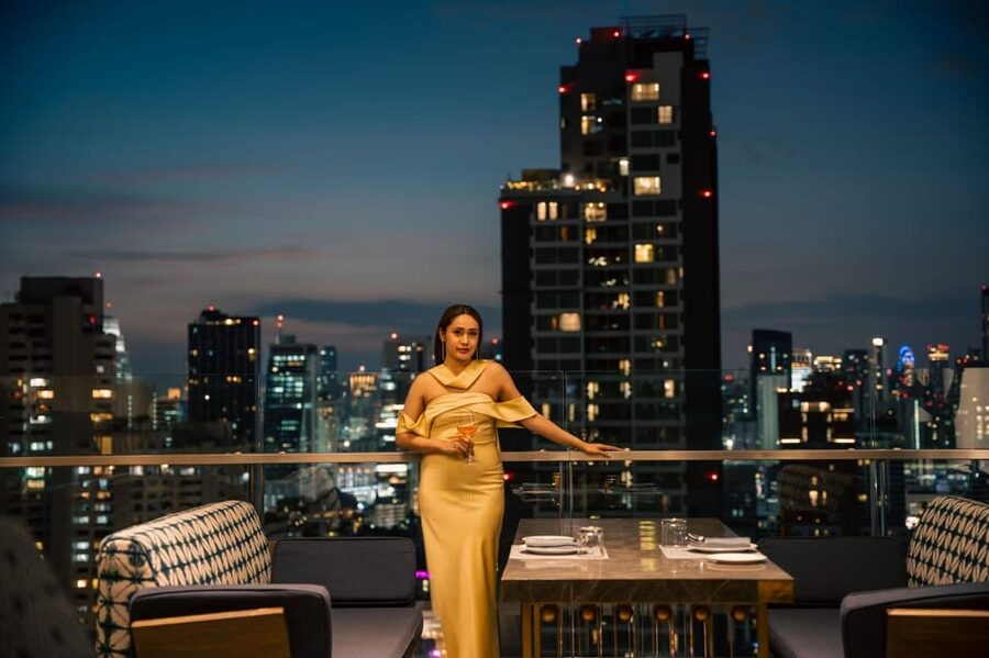 Bangkok: Nimitr Rooftop by 137 Pillars - Getting good value from the $31 price