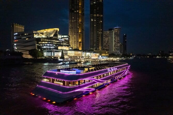 Bangkok Opulence Chao Phraya River Dinner Cruise from ICONSIAM - What the ICONSIAM evening looks like
