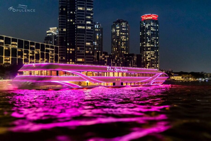 Bangkok: Opulence Luxury Chao Phraya Dinner Cruise - Food, service, and table comfort