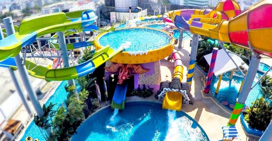 Bangkok: Pororo Aqua Park Entry Ticket - Nine pool zones, from splash play to quiet water